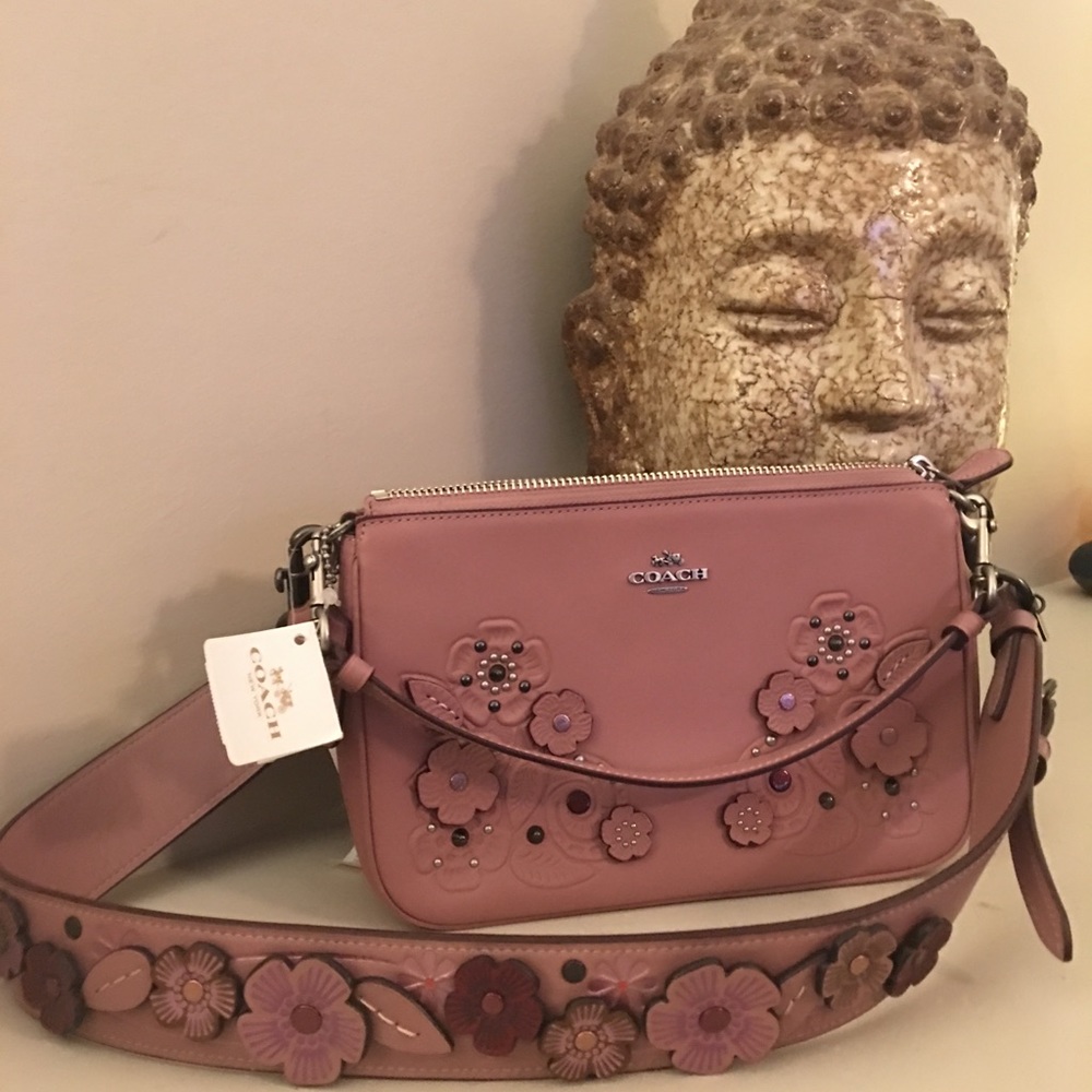 Coach (Retail) Tea Rose Bag And Strap